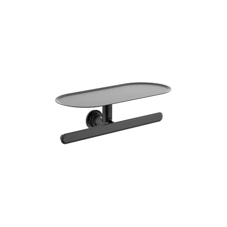 Moen Greenfield Double Paper Holder in Matte Black YB1788BL